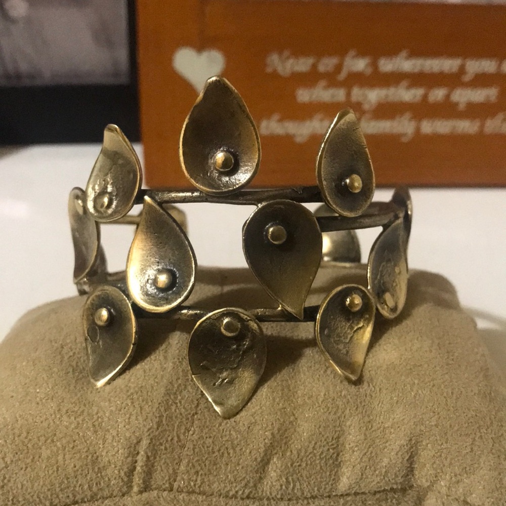 New brass cuff bracelet